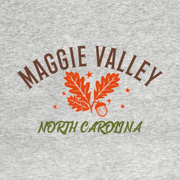 Maggie Valley, North Carolina Fall by Mountain Morning Graphics